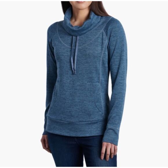 Kuhl Women's Lea Blue Drawstring Pullover Medium - Picture 1 of 8